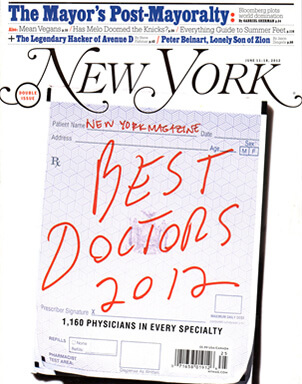 Dr. Barley Named One Of New York's Best Doctors For 2012